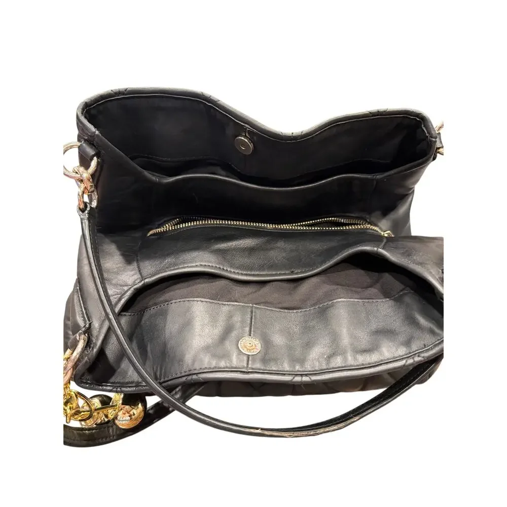 COACH Purse #F36696 Phoebe Shoulder Bag Black Quilted Leather. Retail: $525